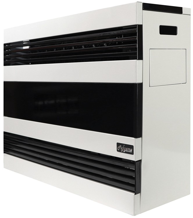 piecyk gazowy z wentylatorem, zamknięta komora spalania