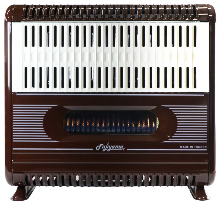 Grzejnik gazowy z kominem, wentylatorem i termostatem