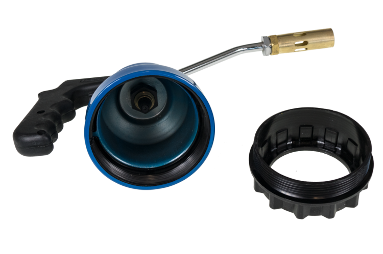 widok-od-spodu-palnik-w-metalowej-obudowie-xu 190-longer