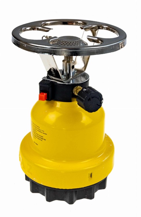 kuchenka-gazowa-turystyczna-mała-na-kartusz-gazowy-190-gram-żółta-z-piezo-zapalnikiem