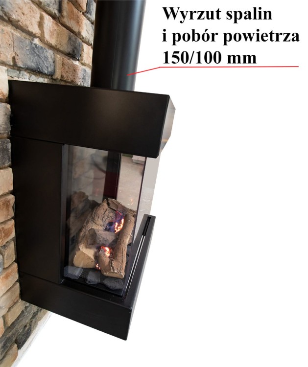 kominek gazowy 5 kW na butlę 11 kg