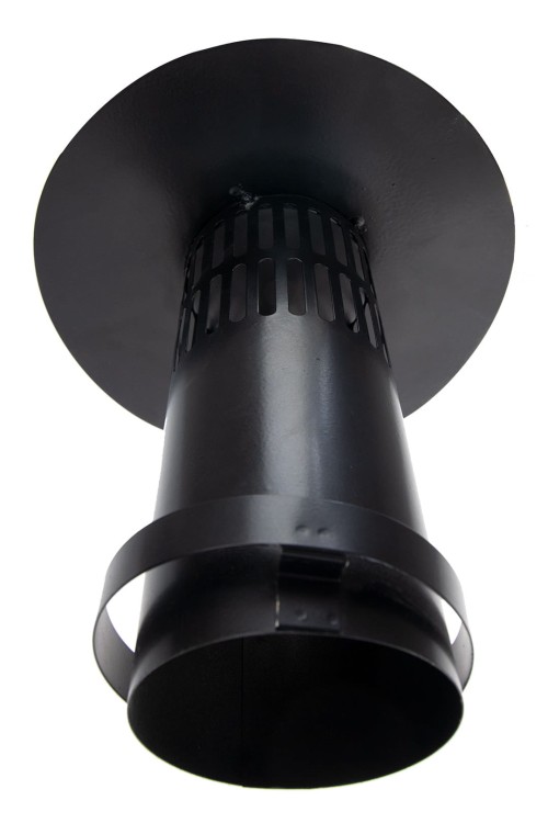 Zakończenie wyrzutu spalin/poboru powietrza przez dach