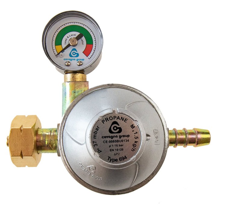 Reduktor z manometrem do butli 11kg