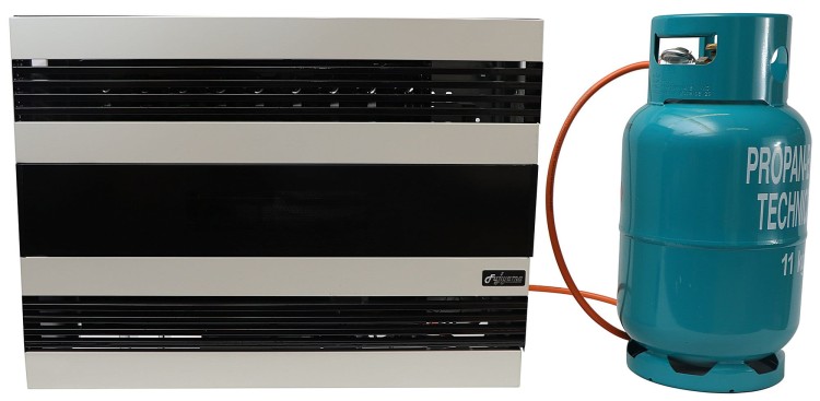 Piecyk gazowy z zamkniętą komorą spalania, na butlę 11kg