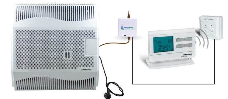 Piecyk gazowy z termostatem bezprzewodowym