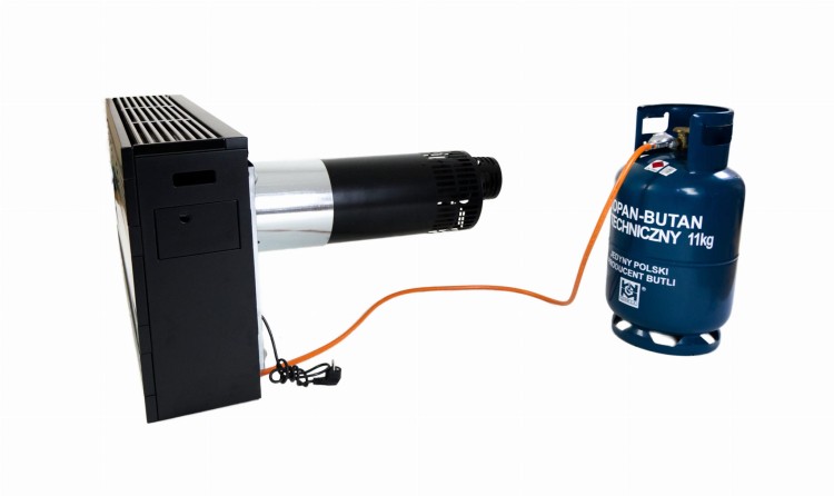 Konwektor gazowy z odprowadzeniem spalin o mocy 10kW