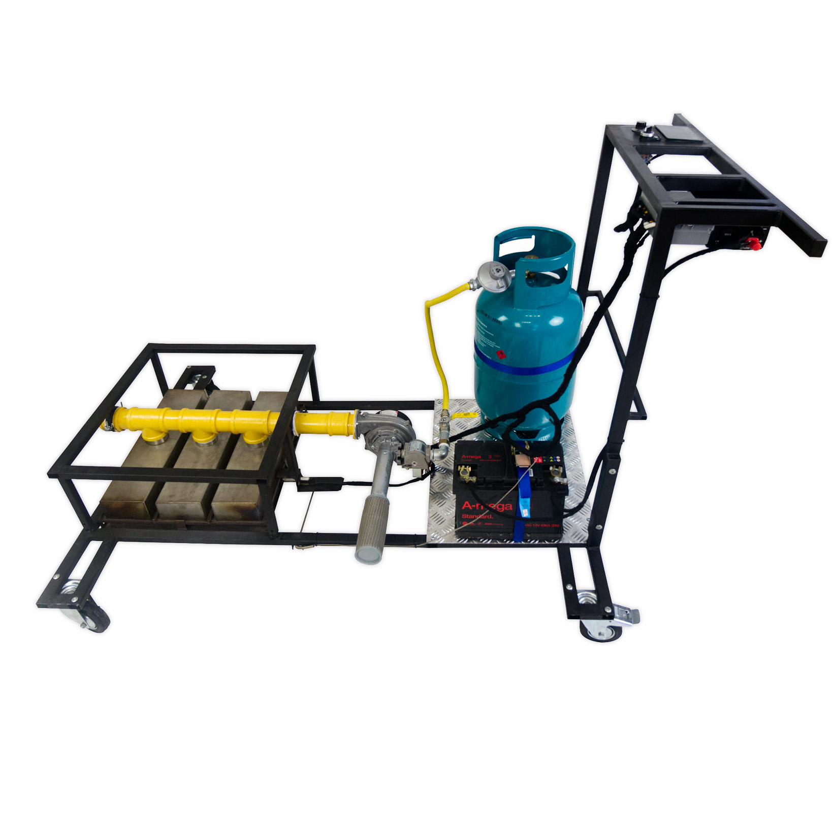 Asphalt gas radiant heater