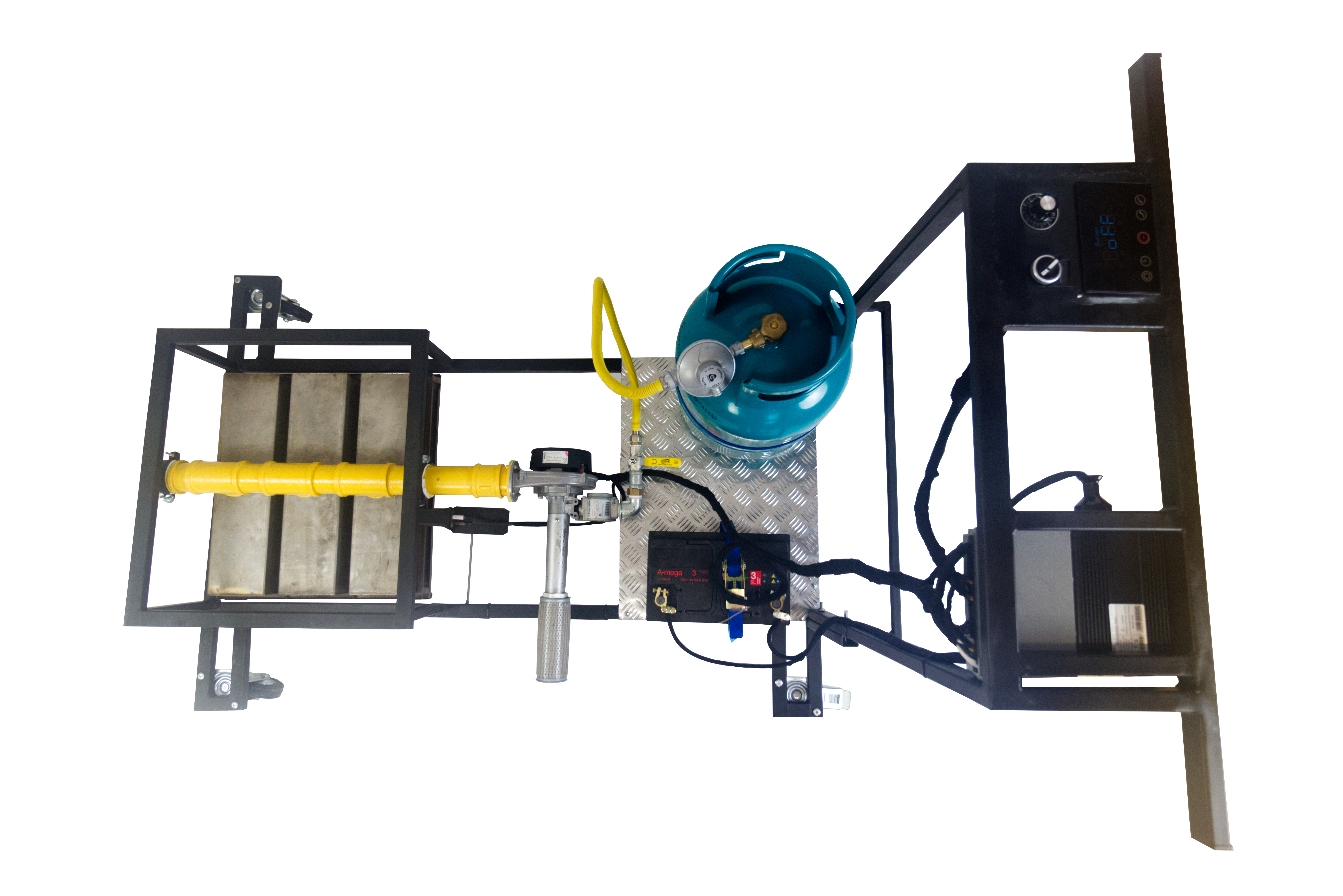 gas radiant heater for asphalt road repair