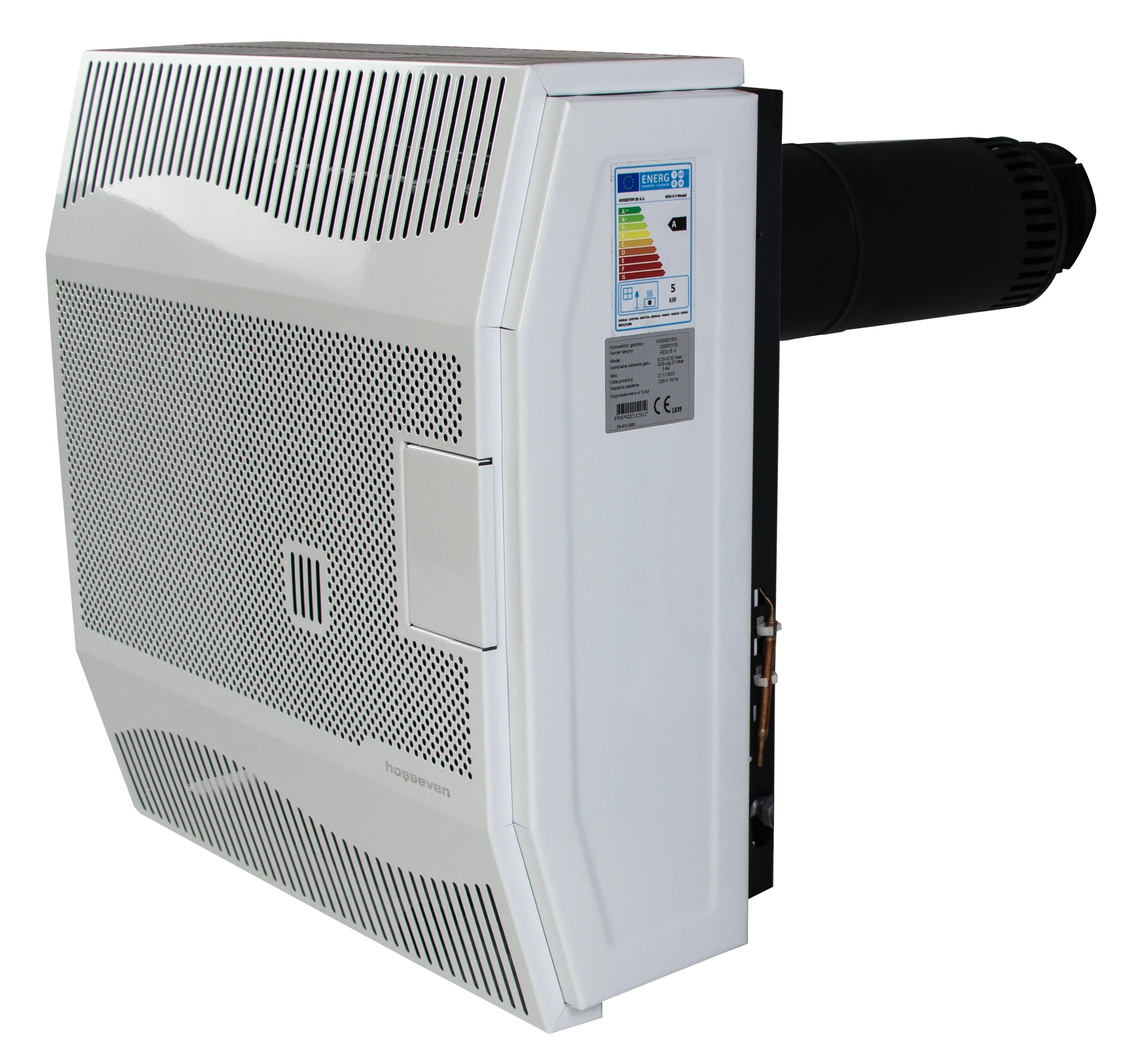 Piecyk gazowy z żeliwną komorą 5kW DK5 konwektor ogrzewacz