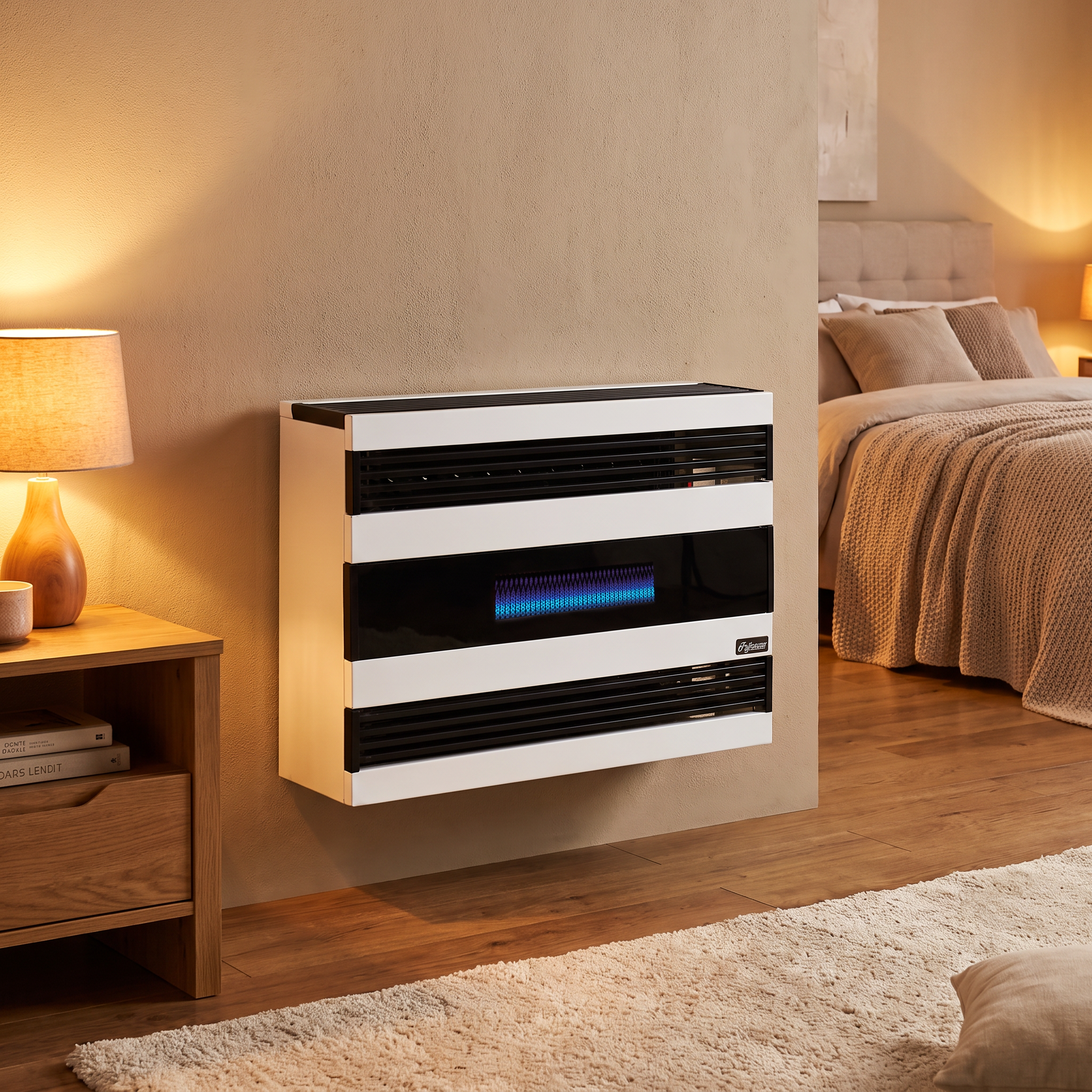Gas Convector Heater 7,5 kW modern with fan